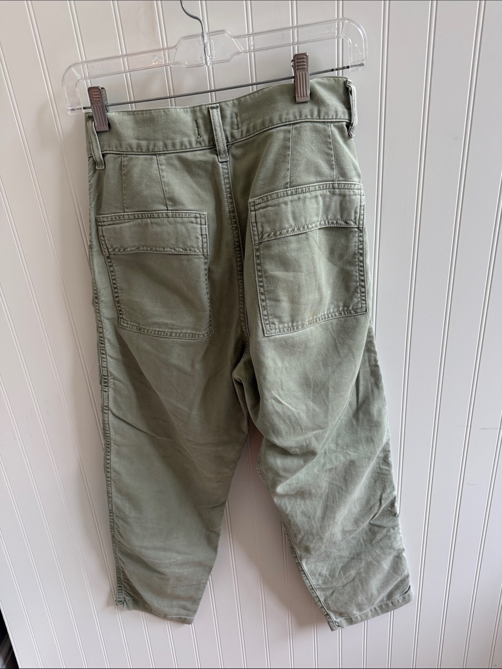 (139)Agolde Olive Utility Cargo Pants - Picture 4 of 7